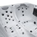 Home free standing small outdoor hot tub